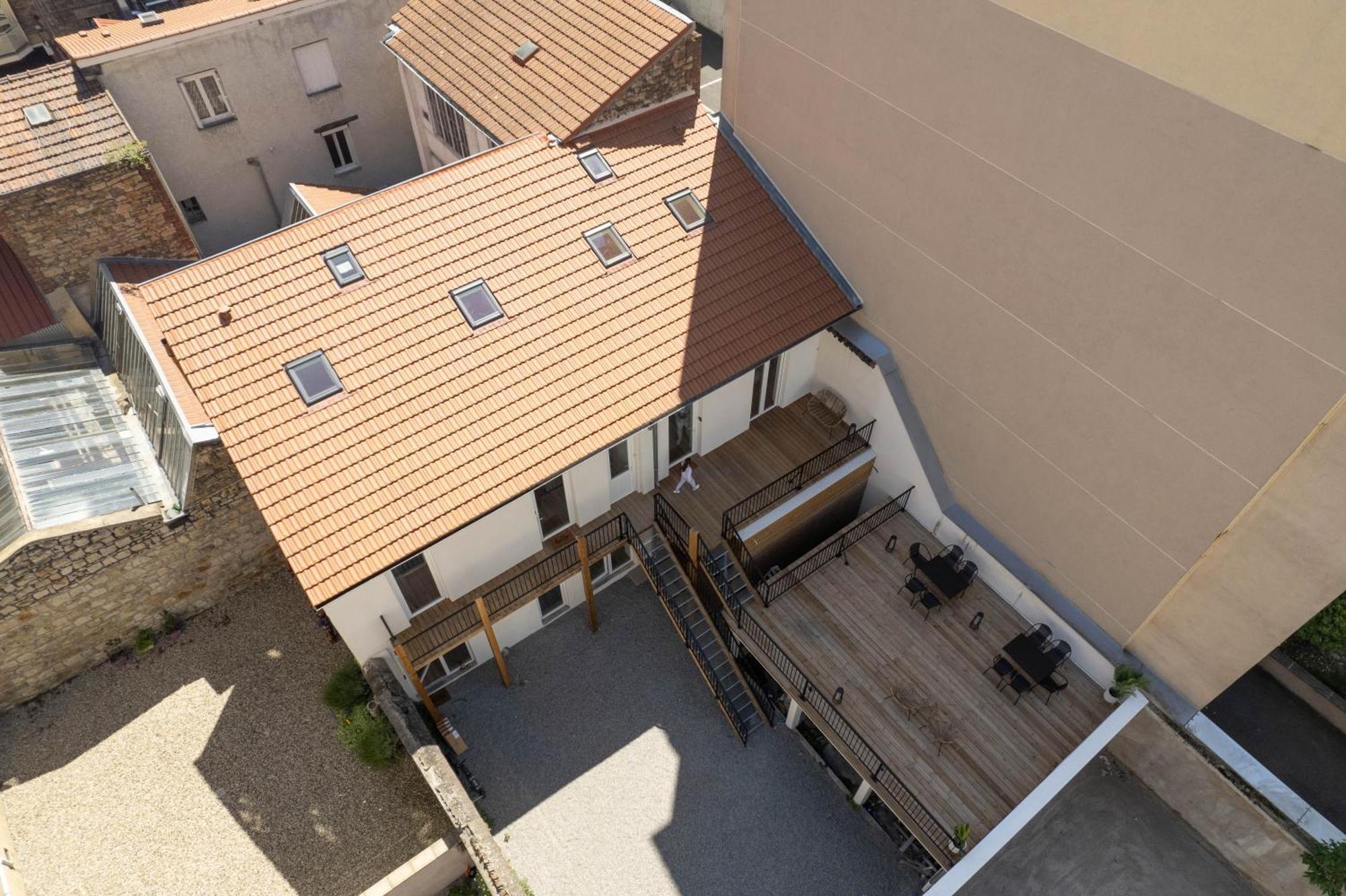Апартаменты Bibemus Casa Maja - Baignoire Balneo - Parking - Terrasse Сент-Этьен Экстерьер фото