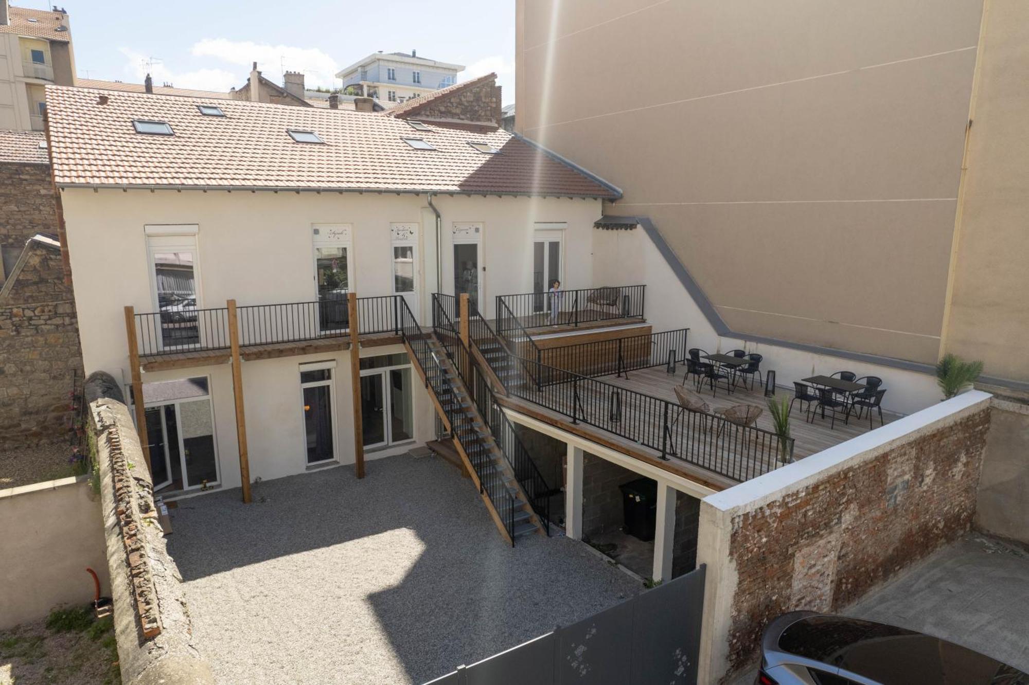 Апартаменты Bibemus Casa Maja - Baignoire Balneo - Parking - Terrasse Сент-Этьен Экстерьер фото