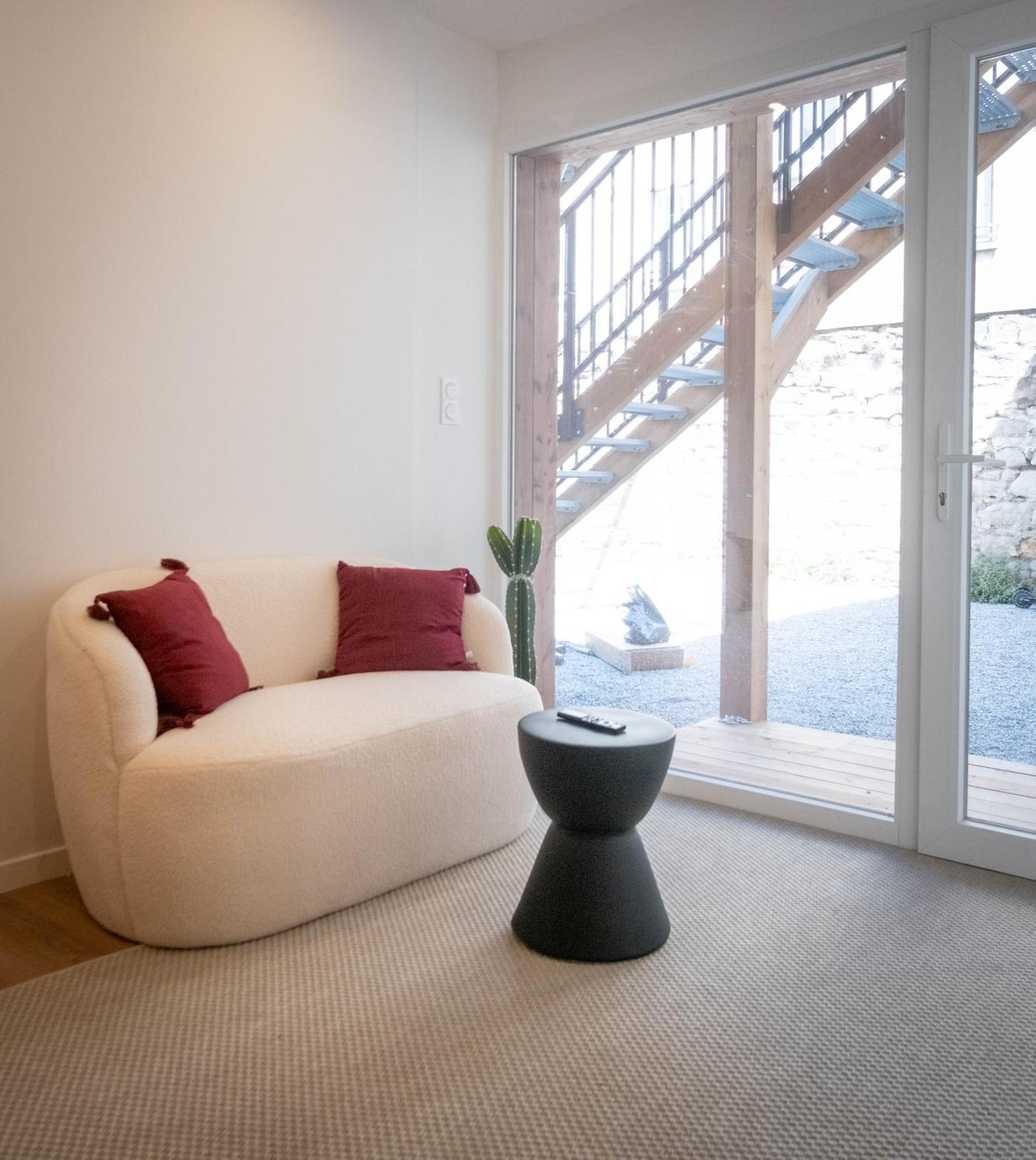 Апартаменты Bibemus Casa Maja - Baignoire Balneo - Parking - Terrasse Сент-Этьен Экстерьер фото